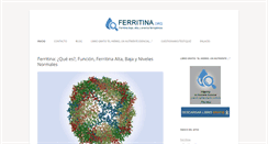 Desktop Screenshot of ferritina.org